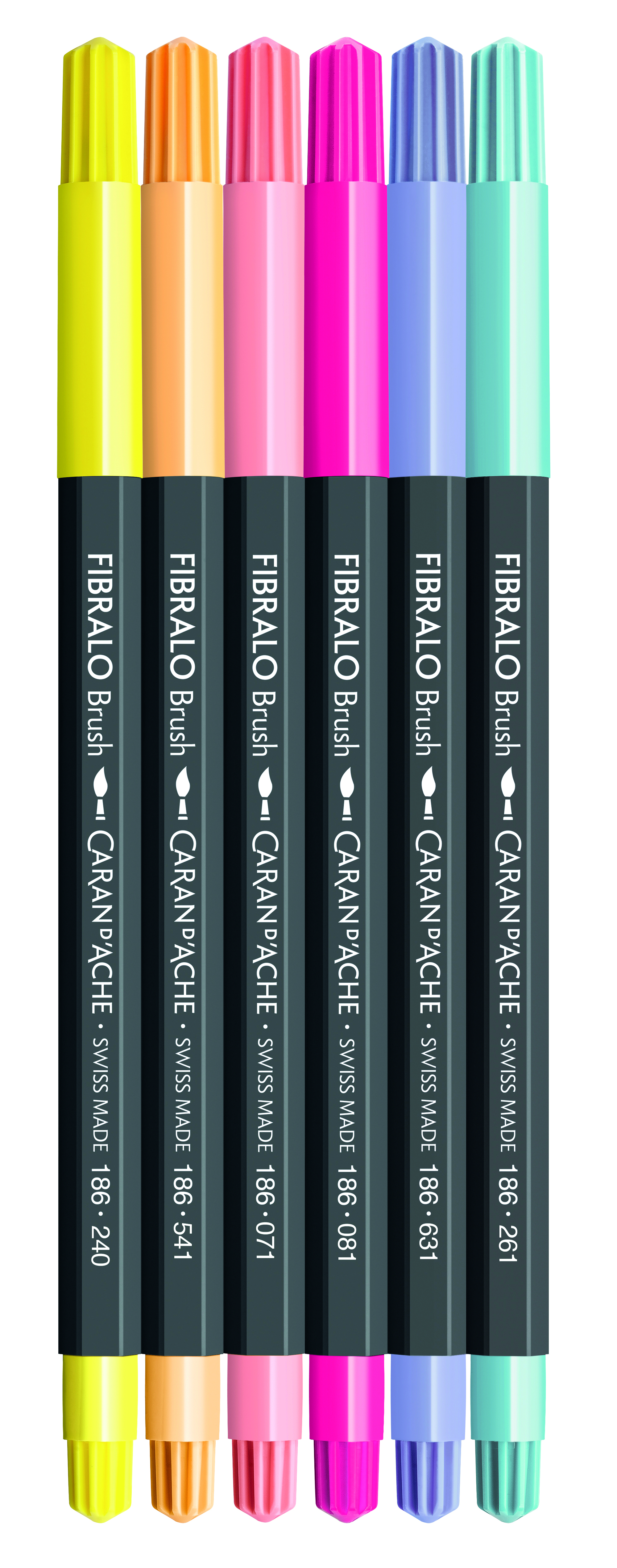 Fibralo Brush Assortment - Manga Shojo 6 pcs.
