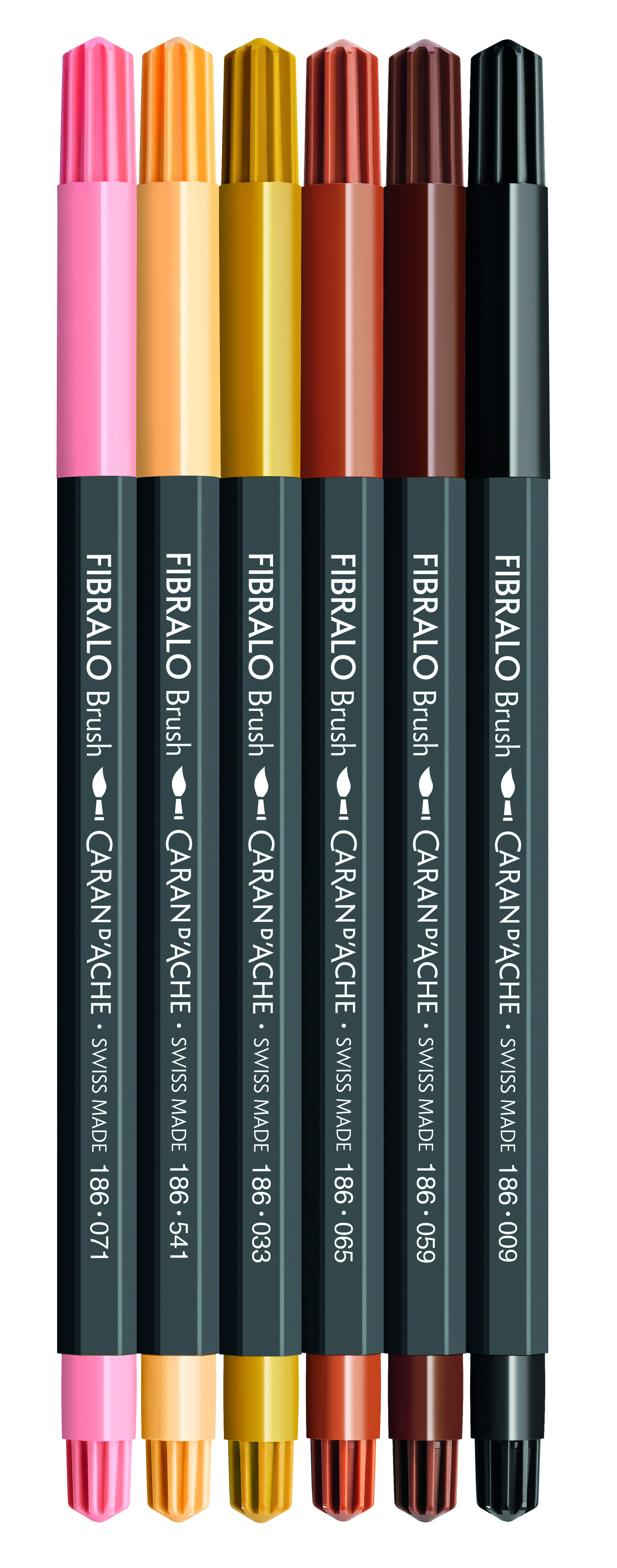 Fibralo Brush Assortment -  Portrait 6 pcs..