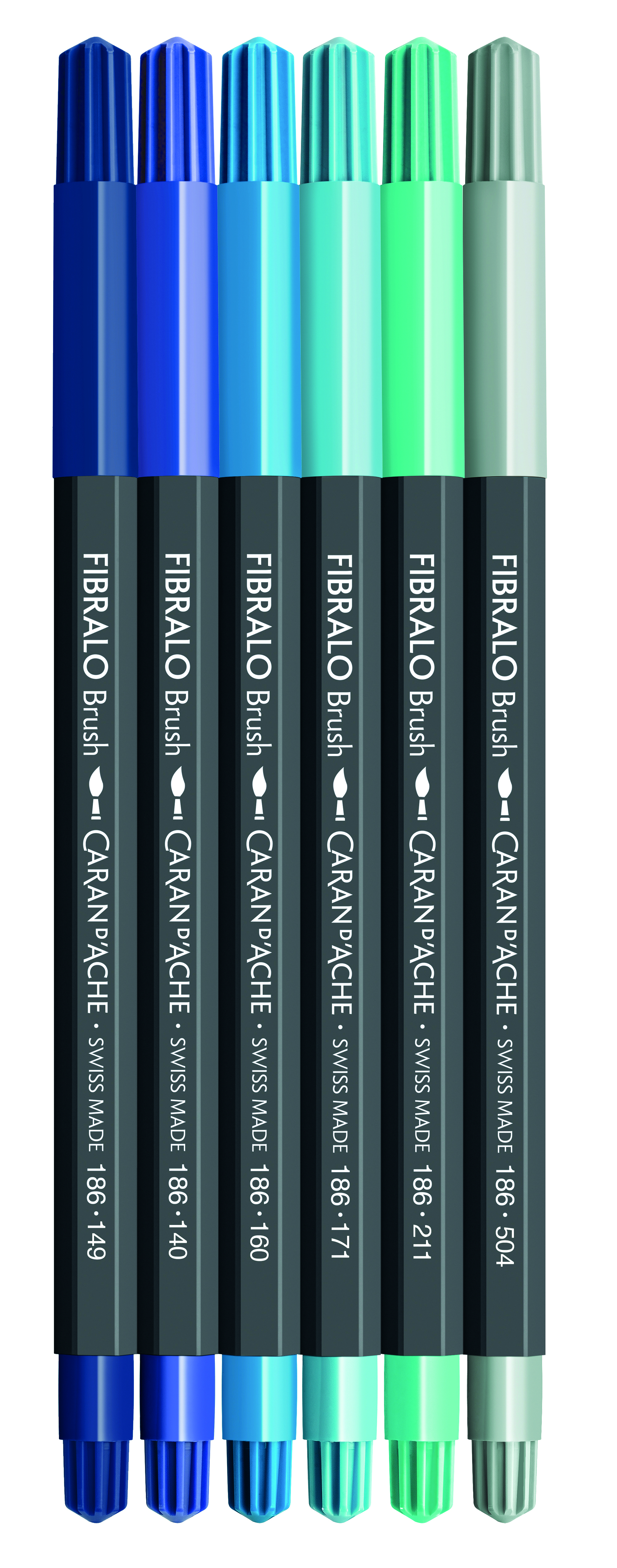 Fibralo Brush Assortment -  Marine  6 pcs..