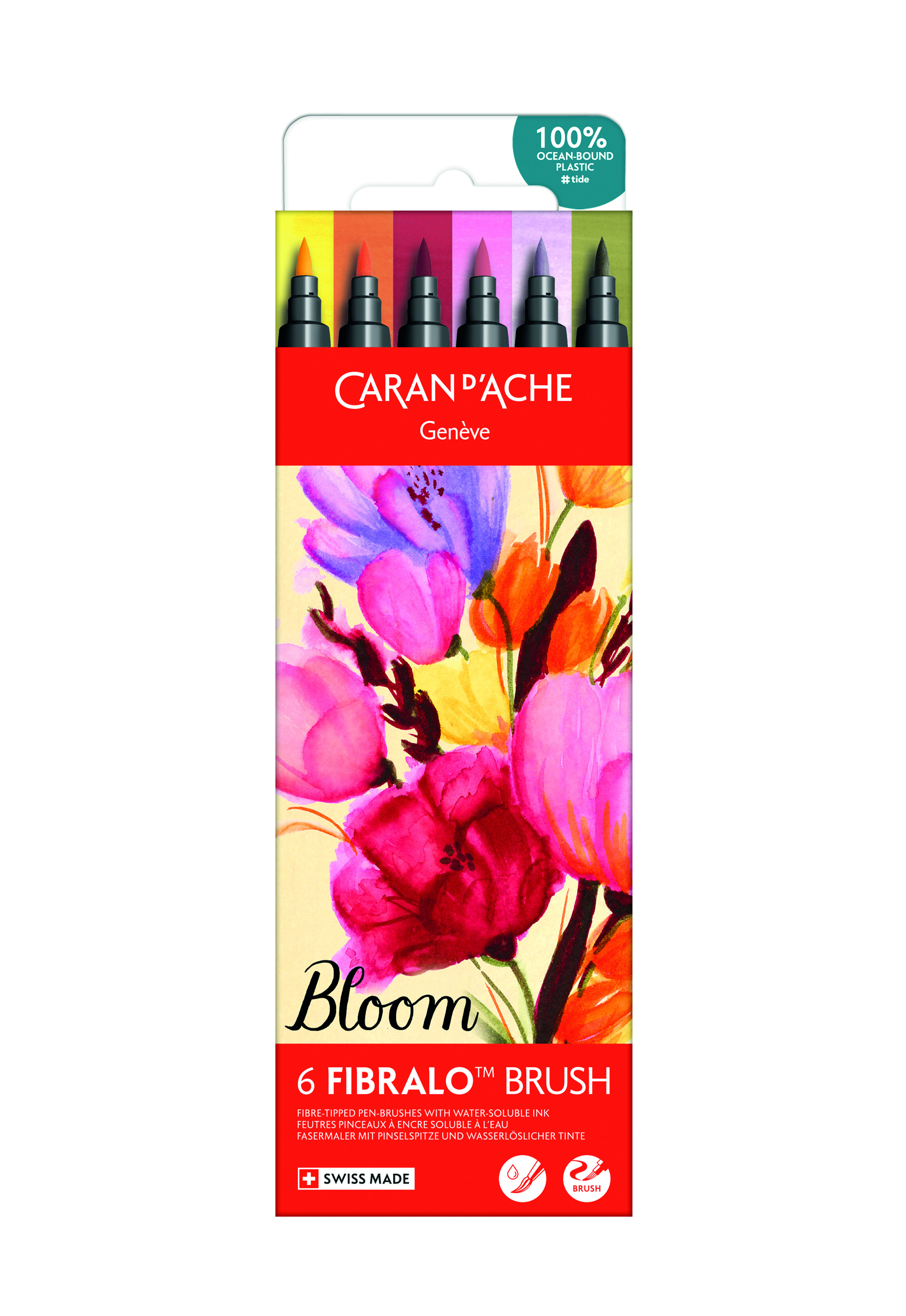 Fibralo Brush Assortment -  Bloom 6 pcs..