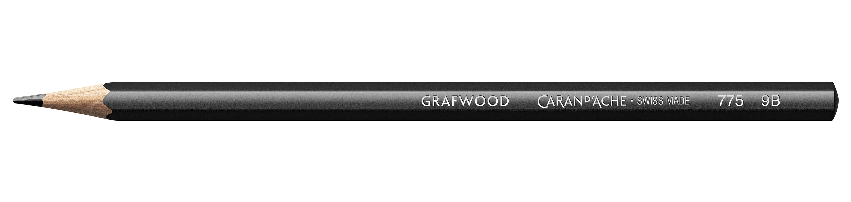 Grafwood - graphite pencil 9B - 3 pc
