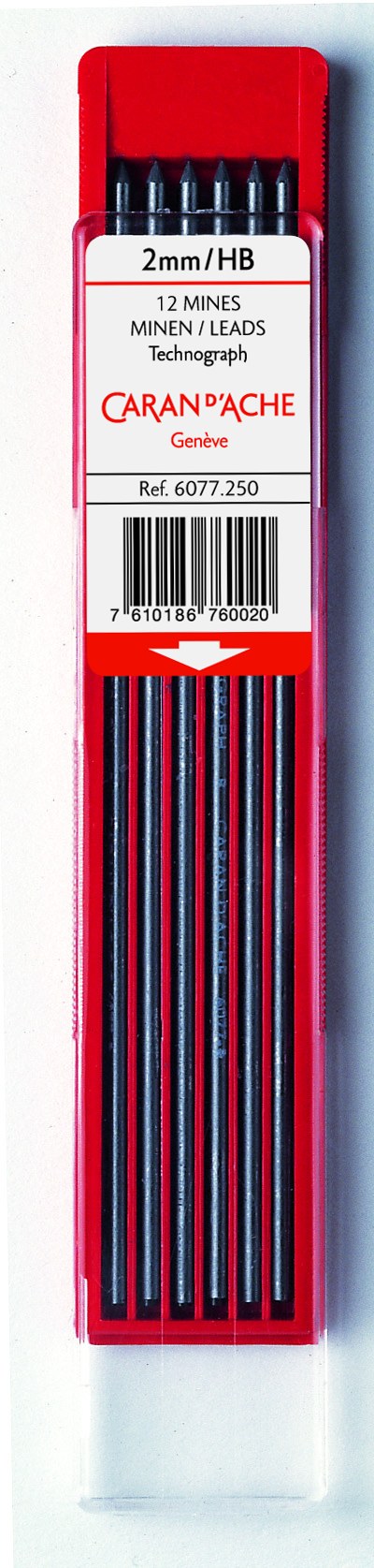 TECHNOGRAPH leads 2mm HB,12 p