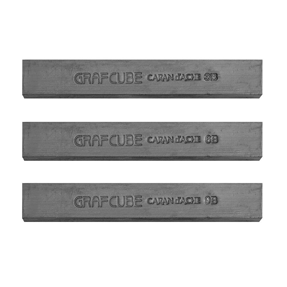 Grafcube - graphite stick 15mm 3B - 3pk