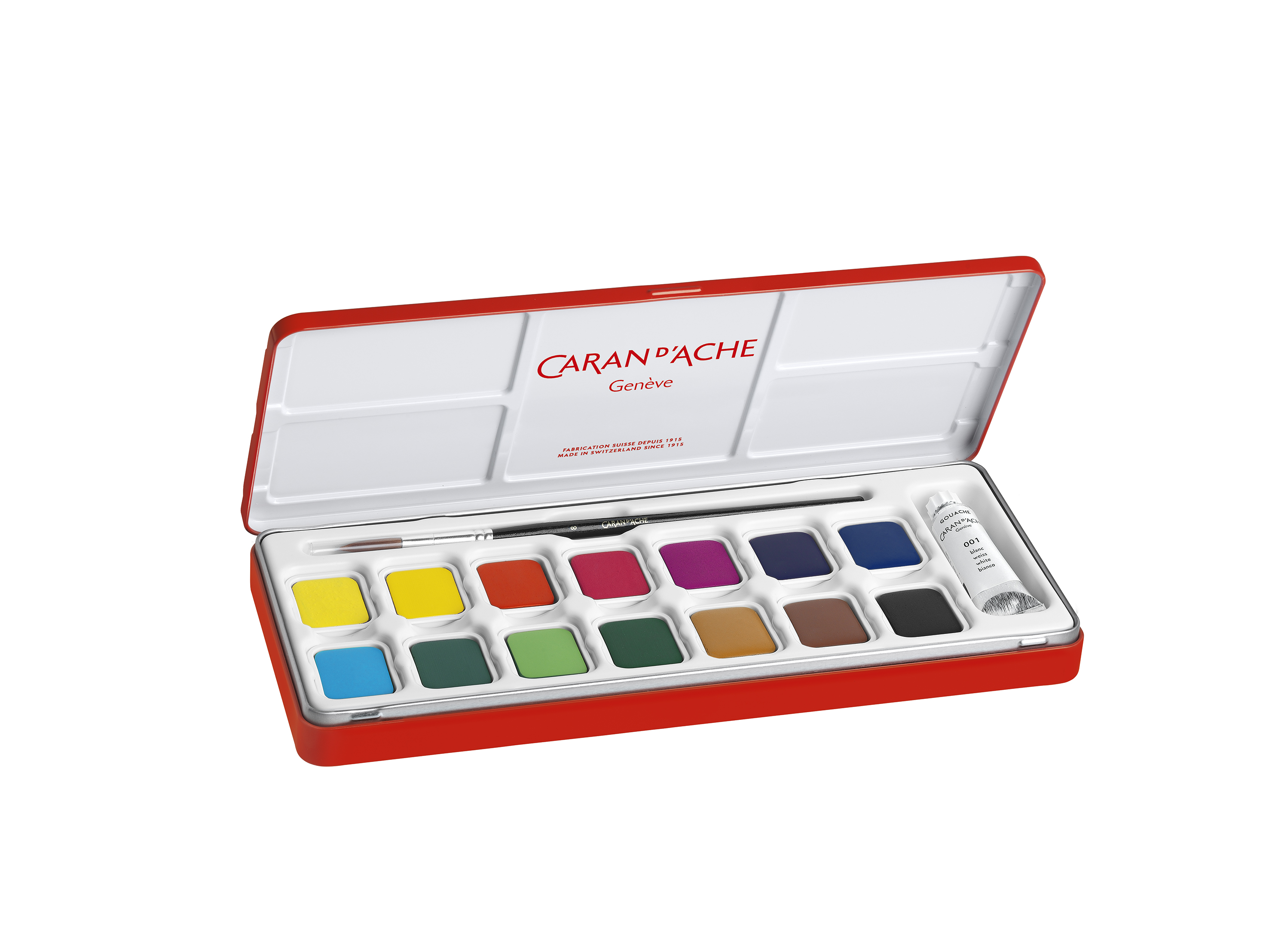 Gouache metal box 15 assorted colors