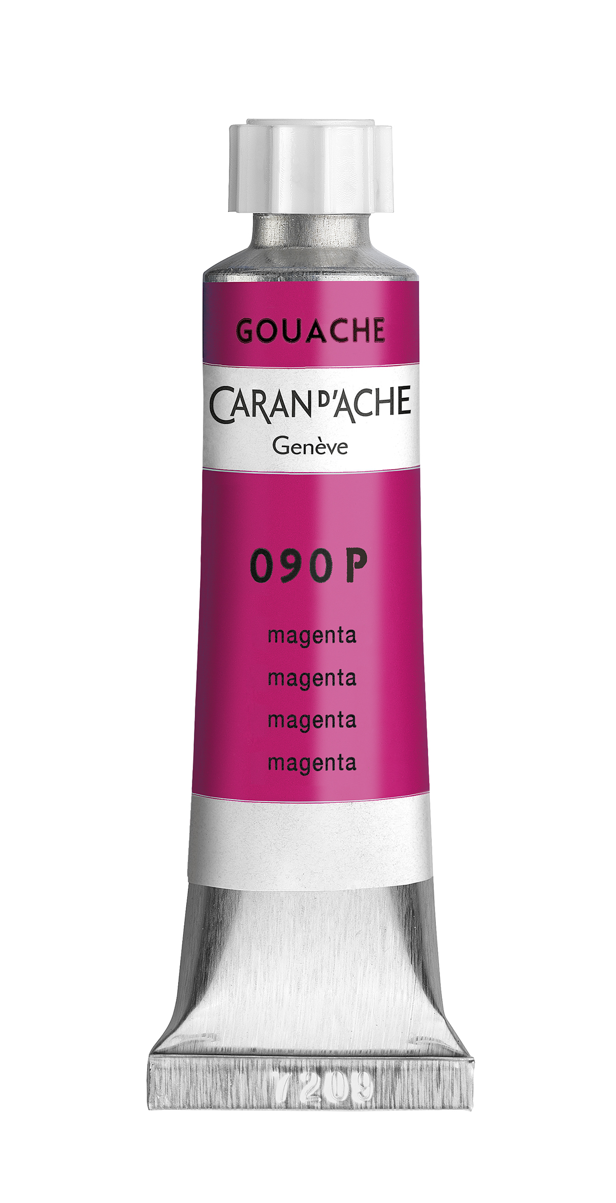 Gouache tube magenta red, 10 ml