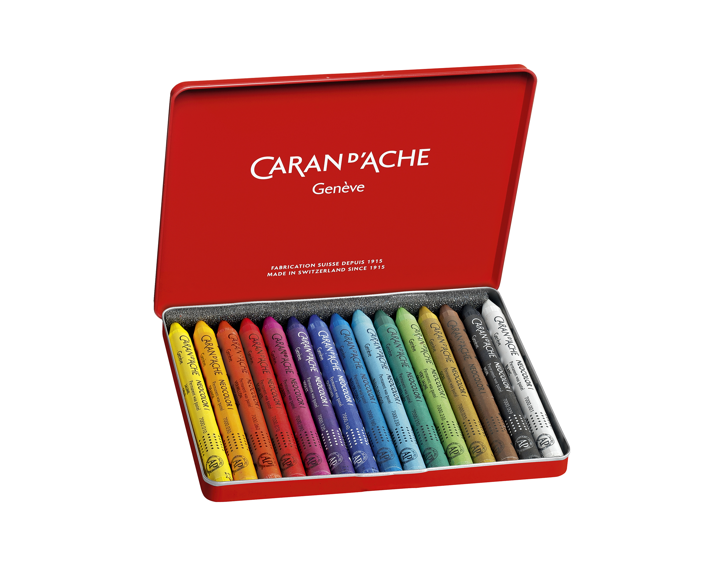 Neocolor I, 15 assorted colors