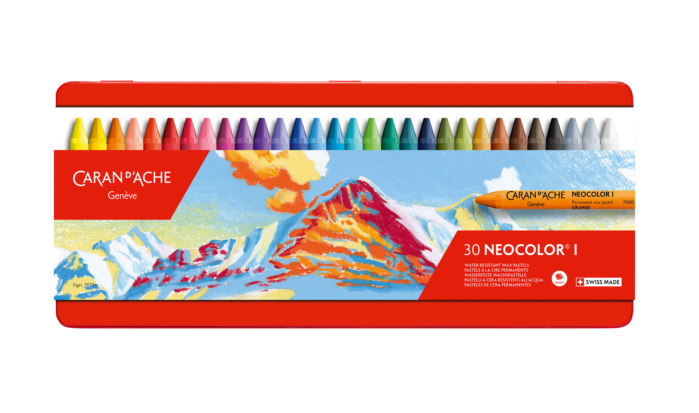 Neocolor I, 30 assorted colors