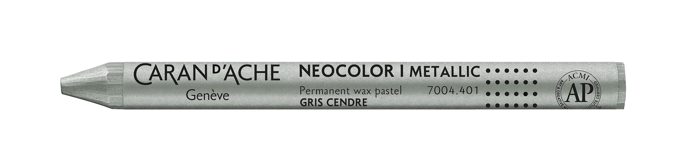 Neocolor I Metallic ash grey - 10 pastels