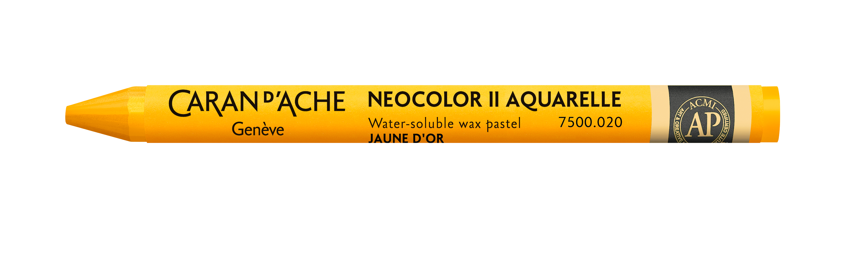 Neocolor II golden yellow - 10 watersoluble pastels