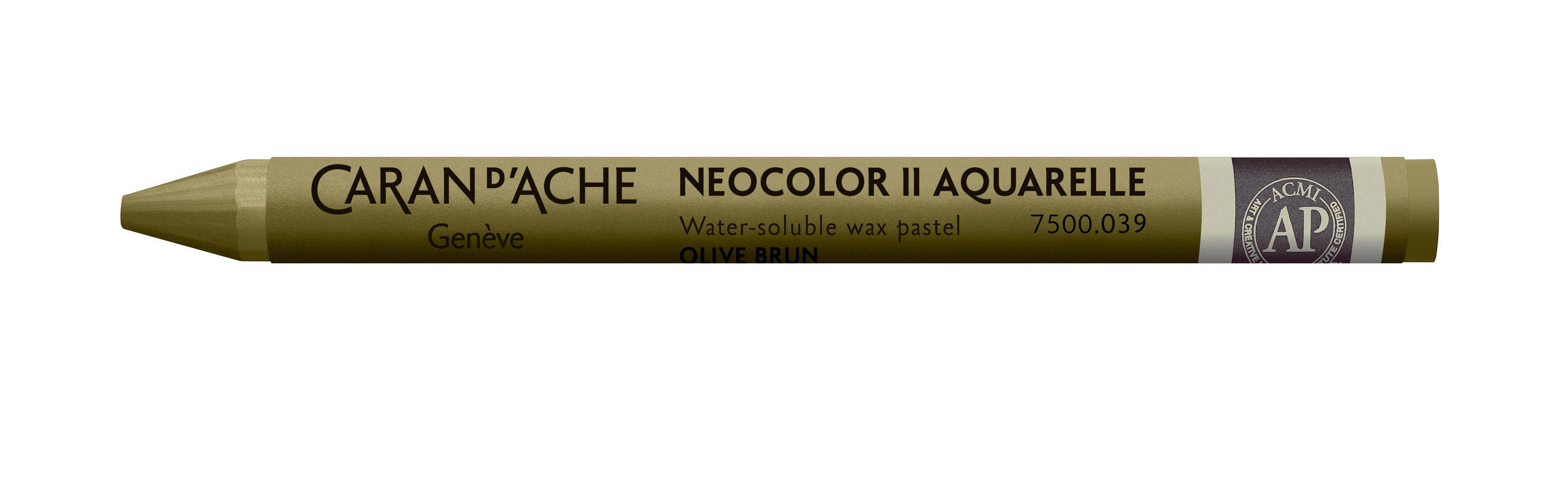 Neocolor II olive brown - 10 watersoluble pastels