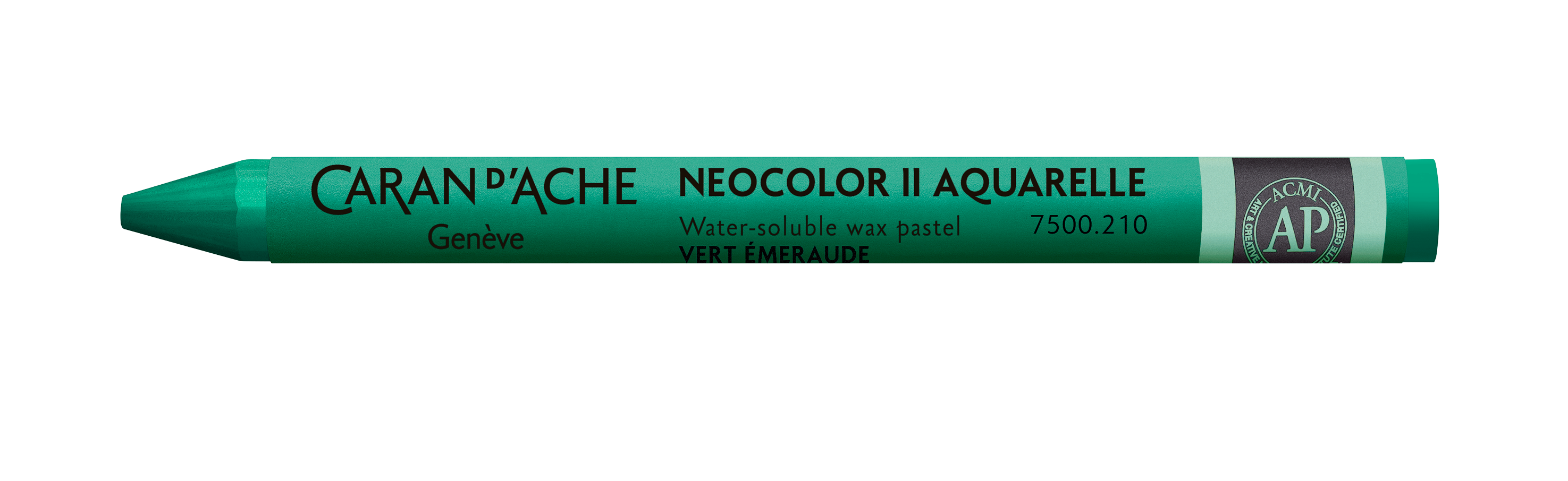 Neocolor II emerald green - 10 watersoluble pastels