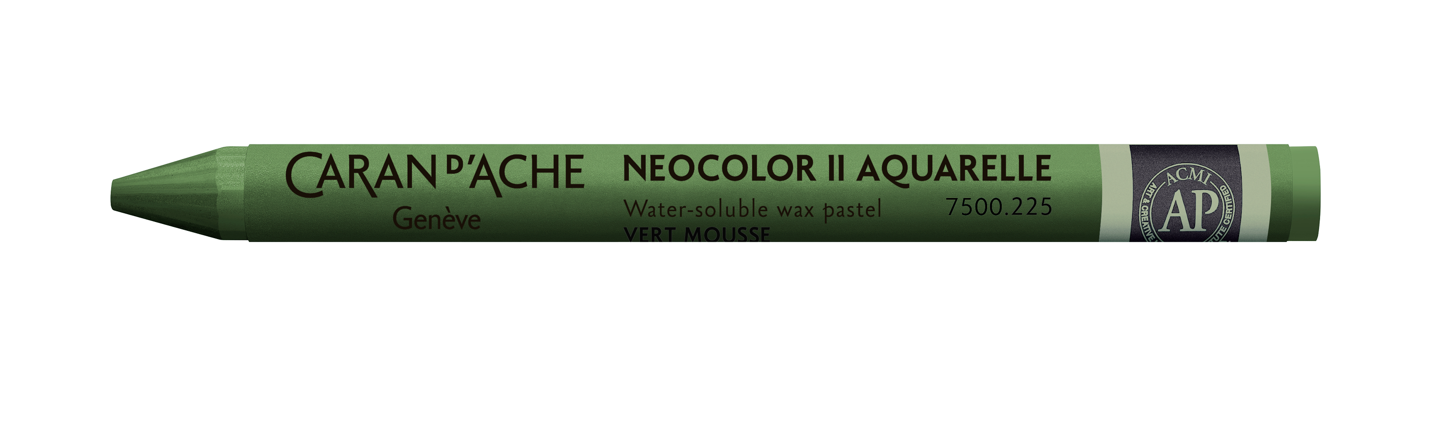 Neocolor II moss green - 10 watersoluble pastels
