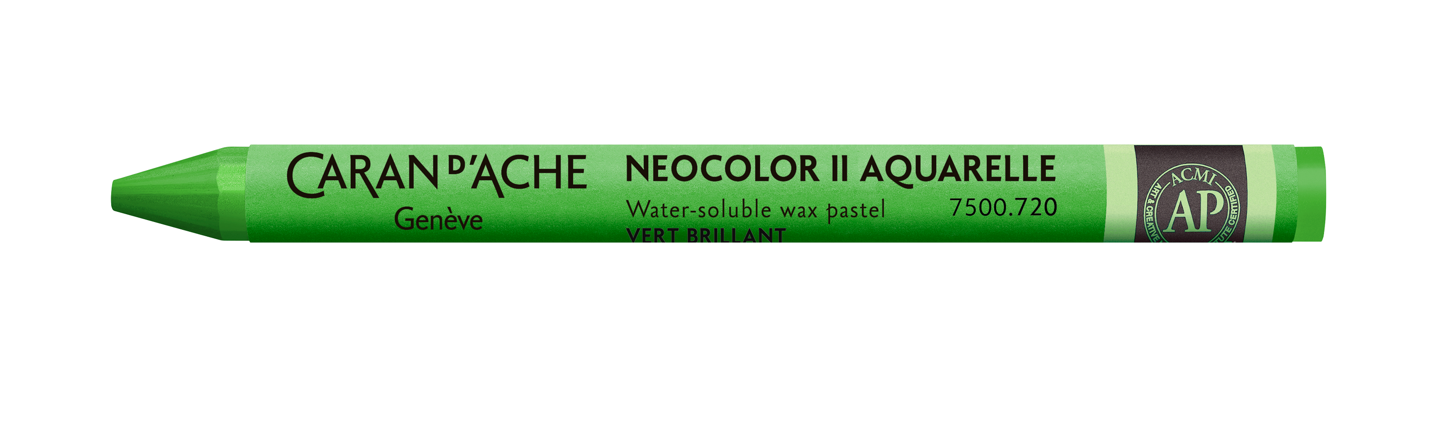 Neocolor II - Bright Green - 10 watersoluble pastels