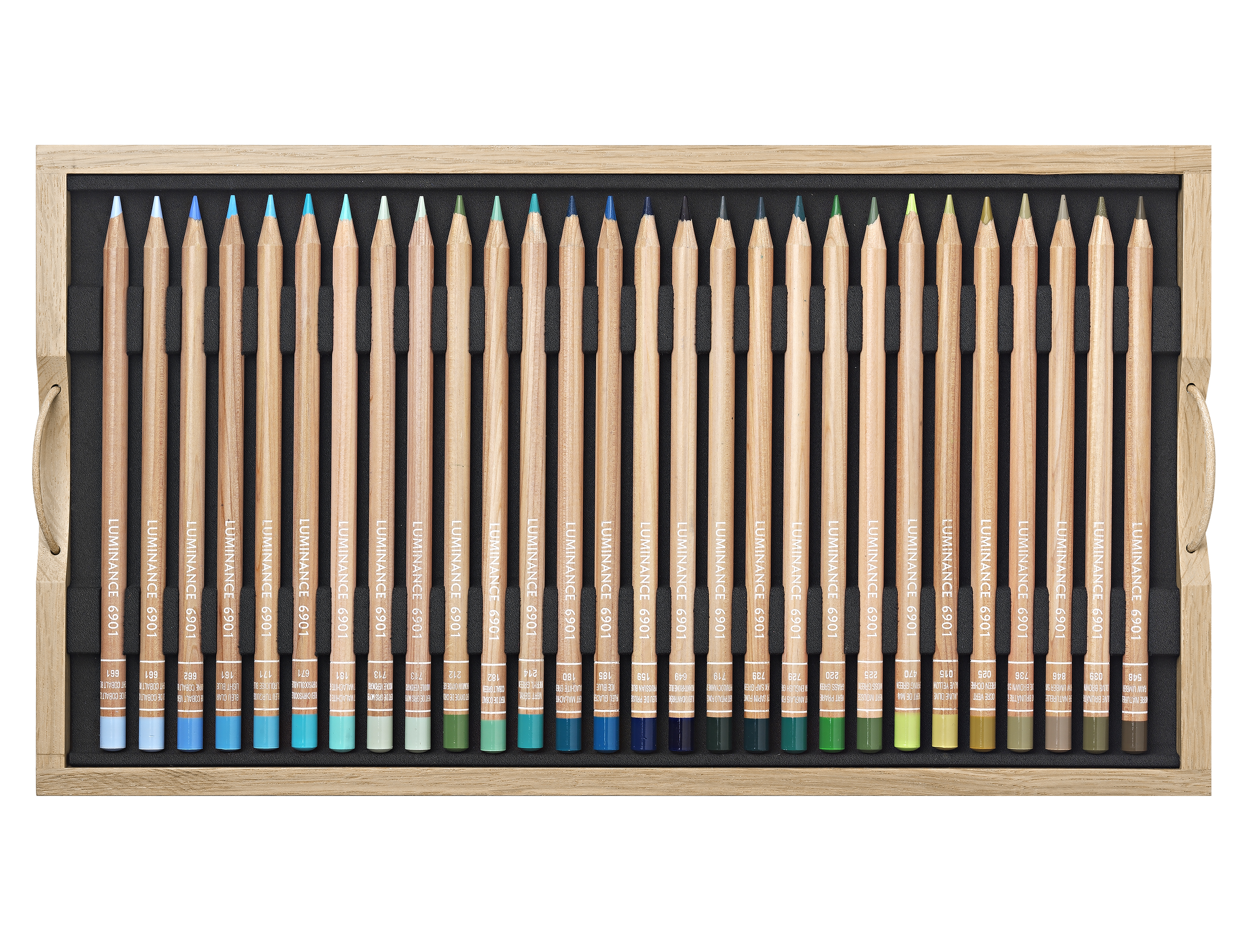 Wooden box Luminance 100 pencils