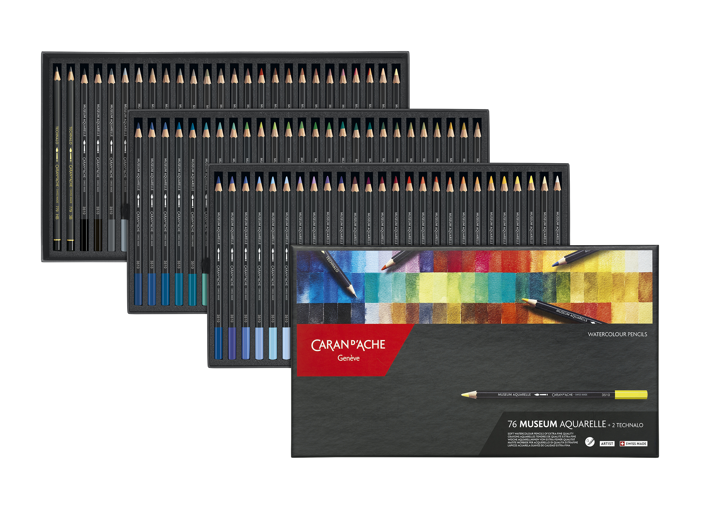 Museum Aquarelle -  Box Set 76 colors