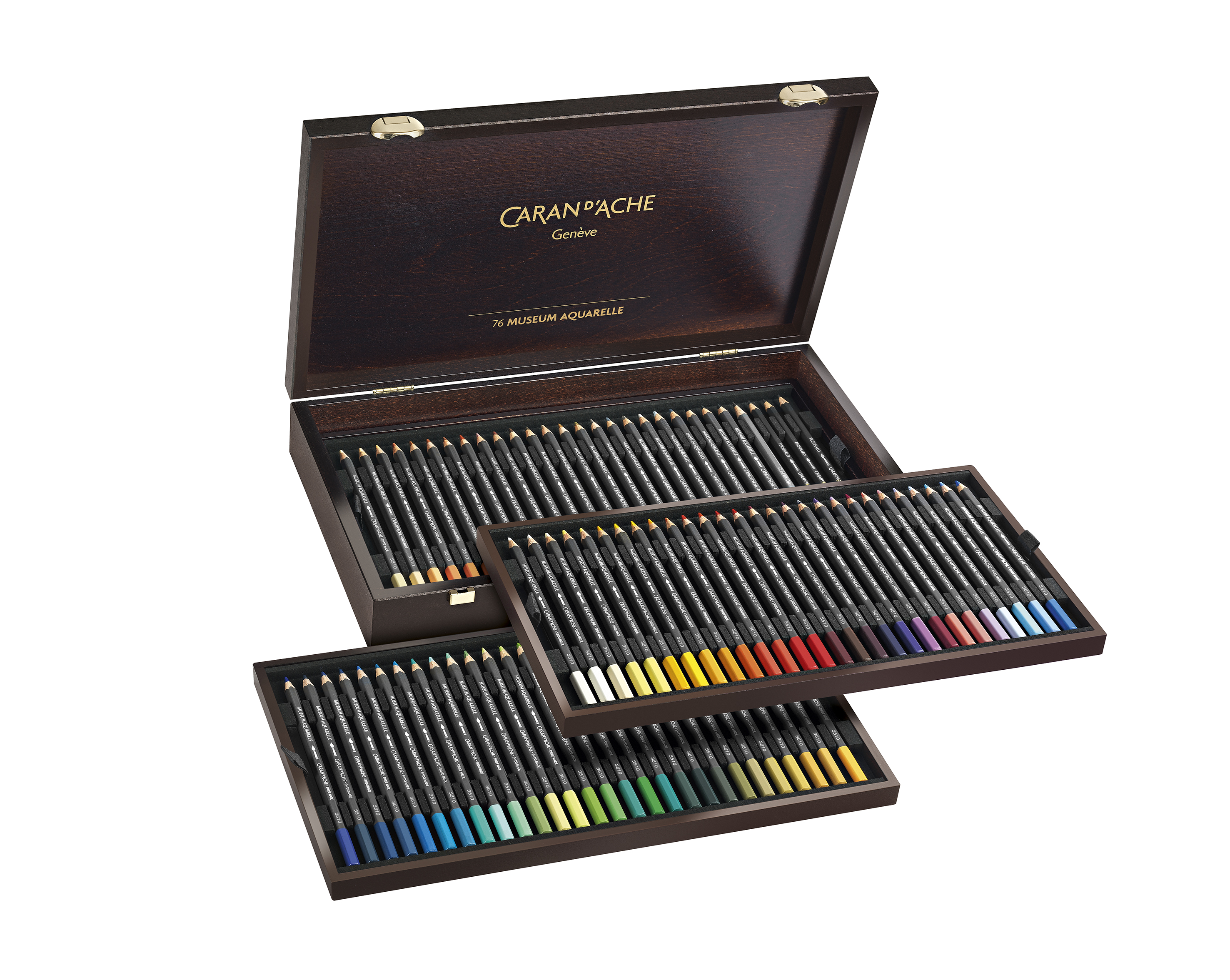 Museum Aquarelle - Wooden Box Set 76 colors