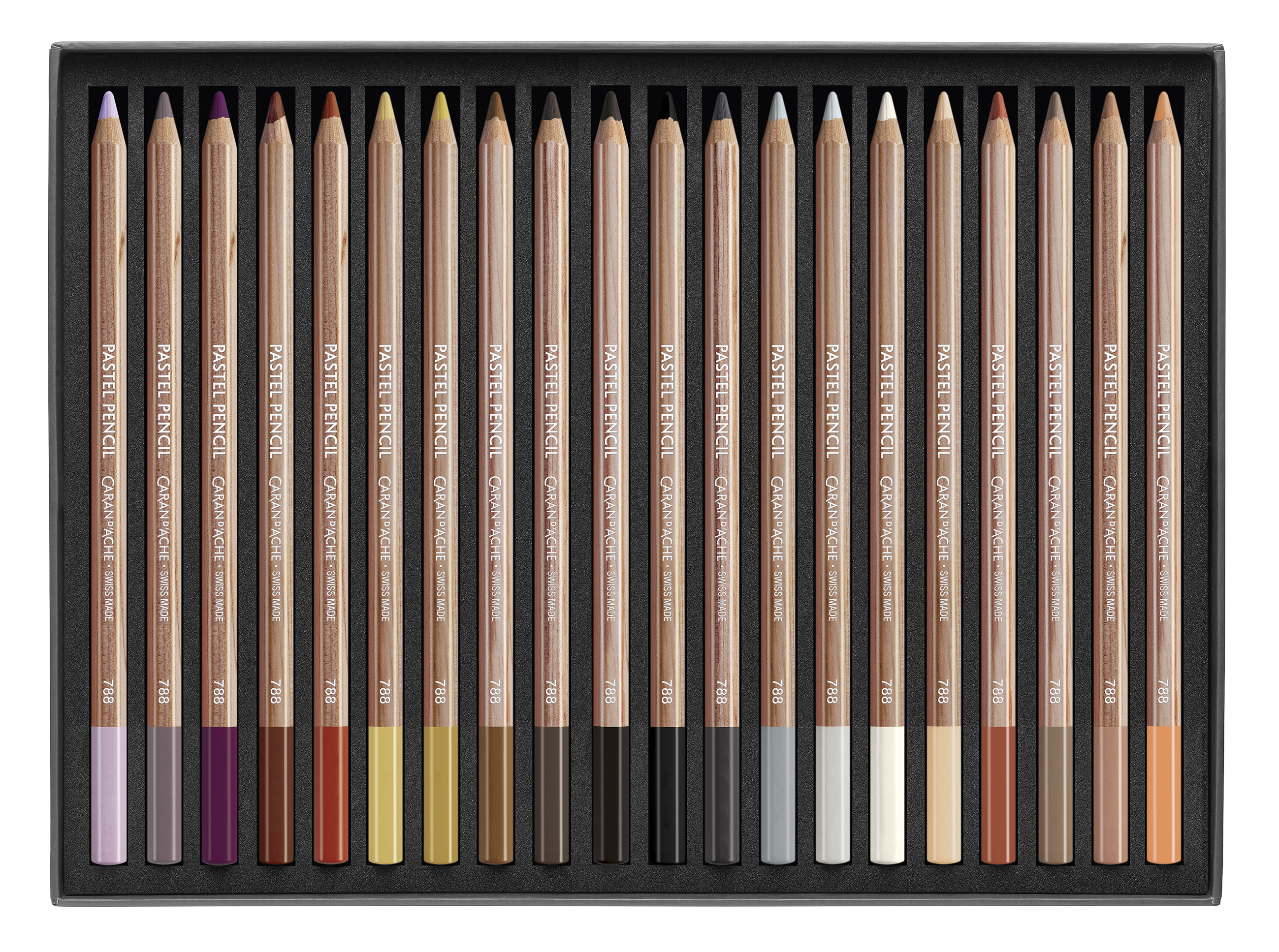 Pastel pencil 40 assorted color set- Prop 65 sticker