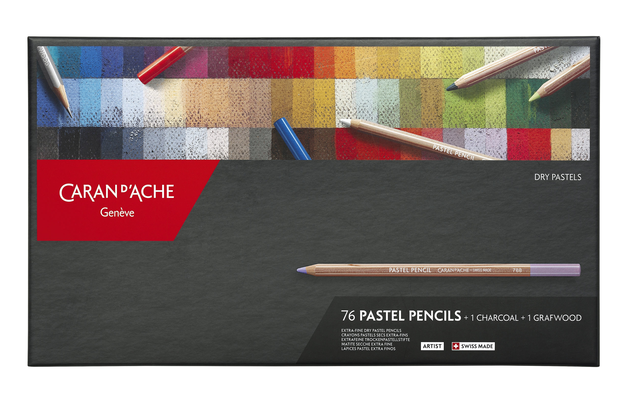 Pastel Pencils - 76 colors+2 pcs - Prop 65 sticker