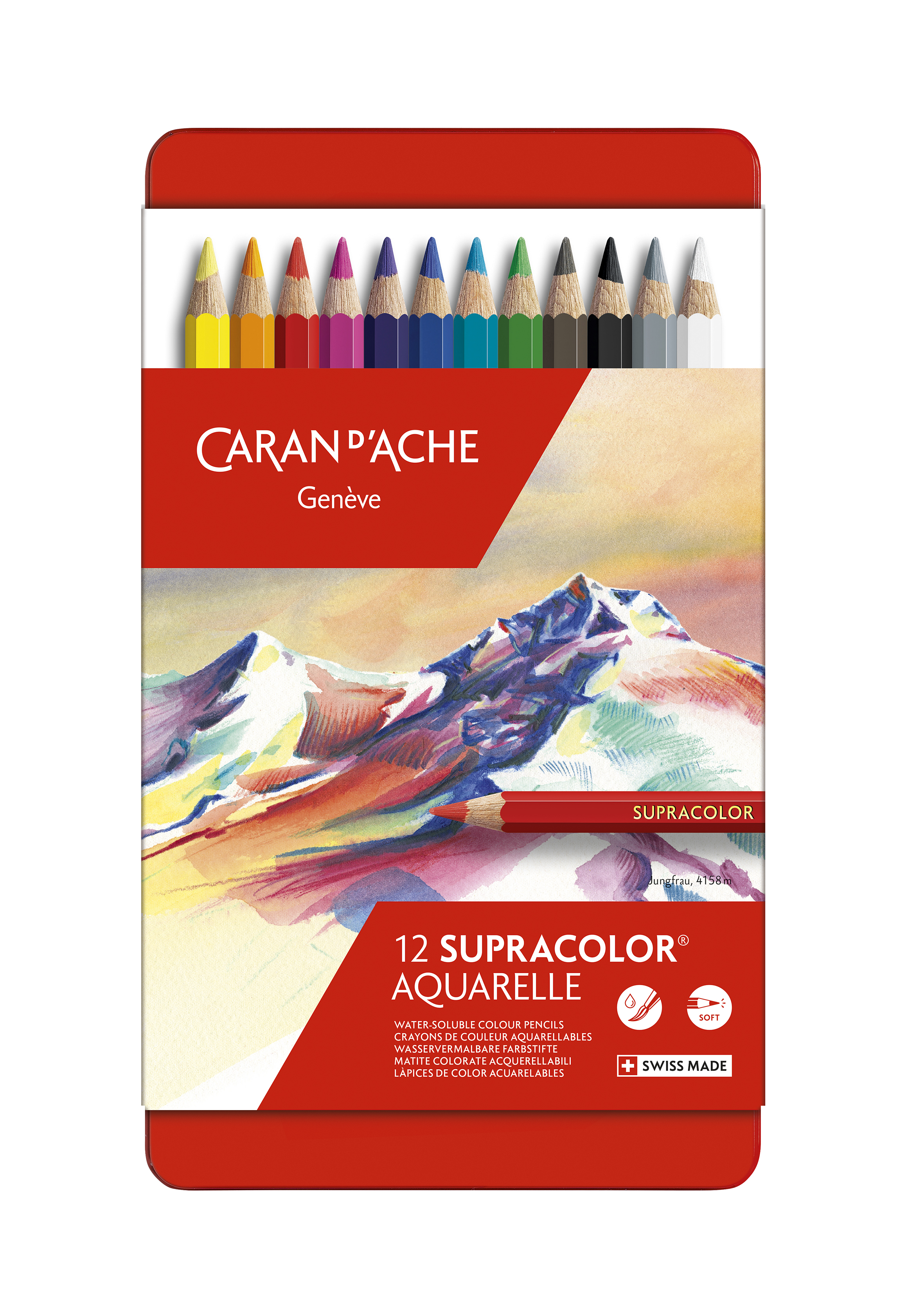 Supracolor pencils , 12 assorted colors
