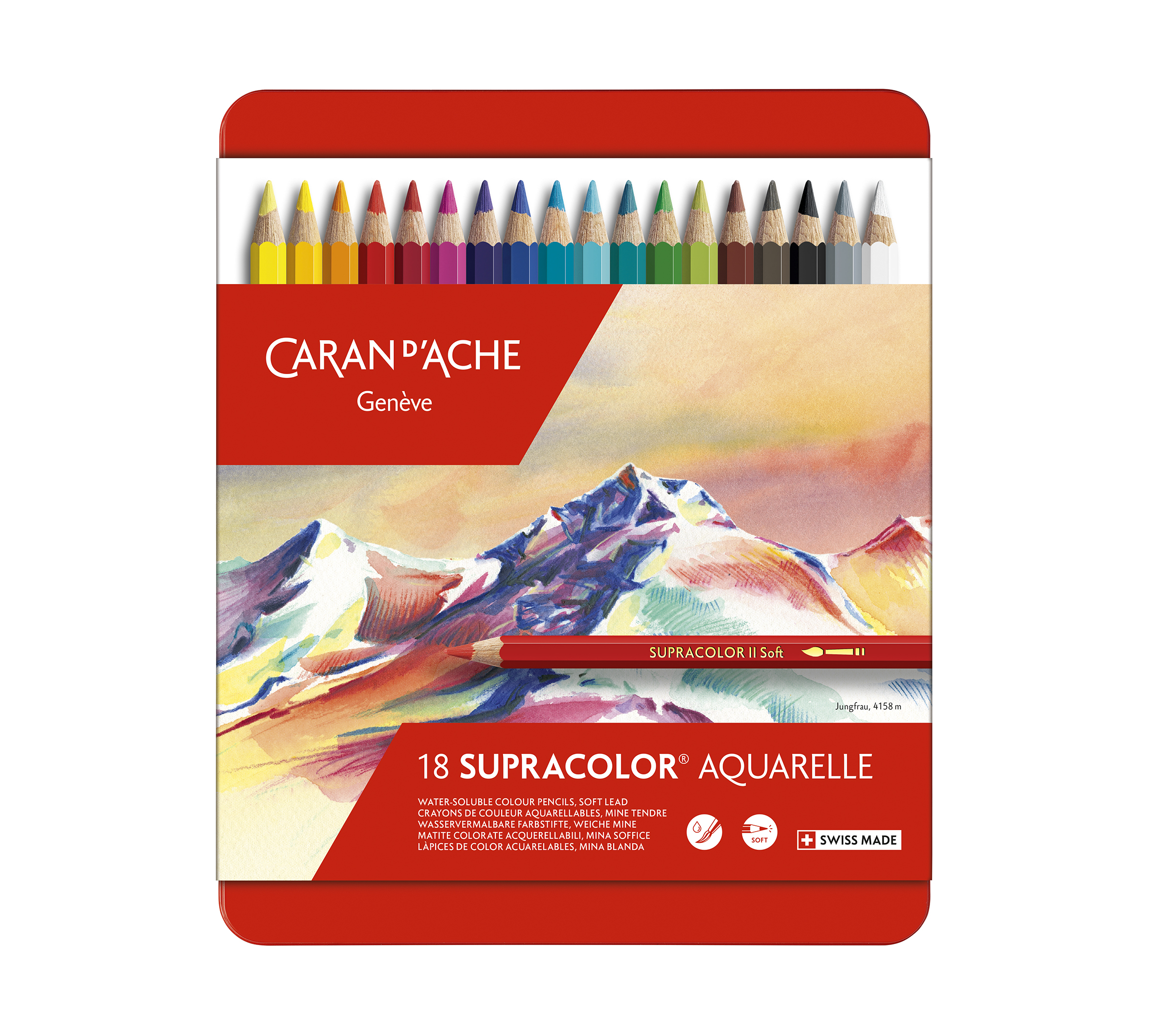 Supracolor pencils , 18 assorted colors