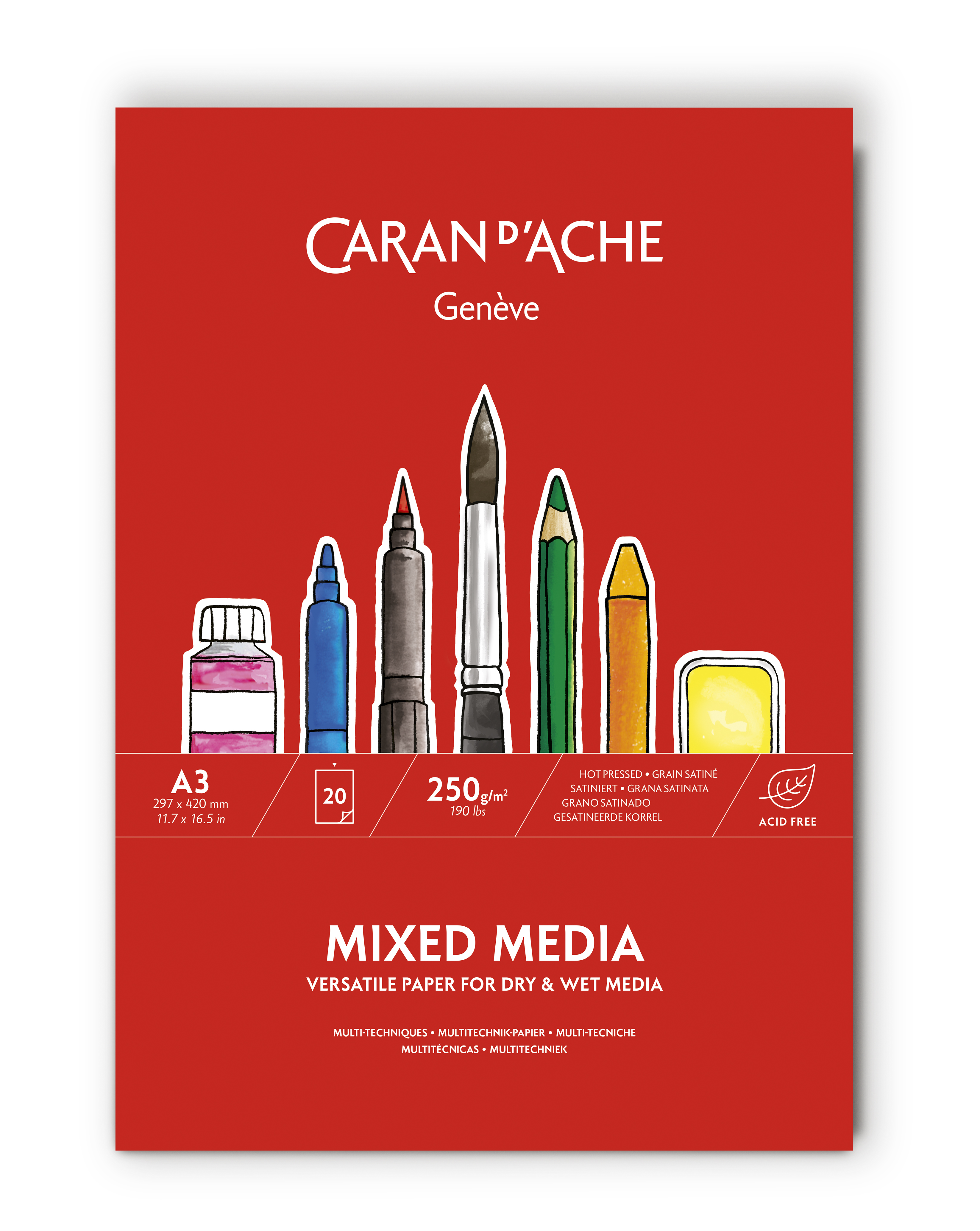 Mixed Media Paper Pad 11.7 in. x 16.5 in.