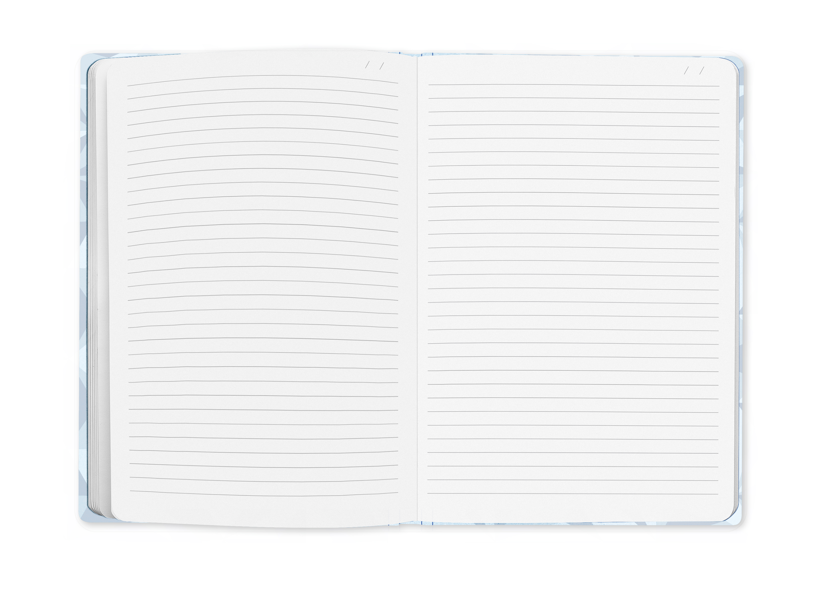 Alpine Frost - Lined A5 Notebook