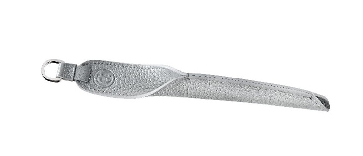 Leather Collection - Holder for 1 pen Ecridor Mademoiselle, silver