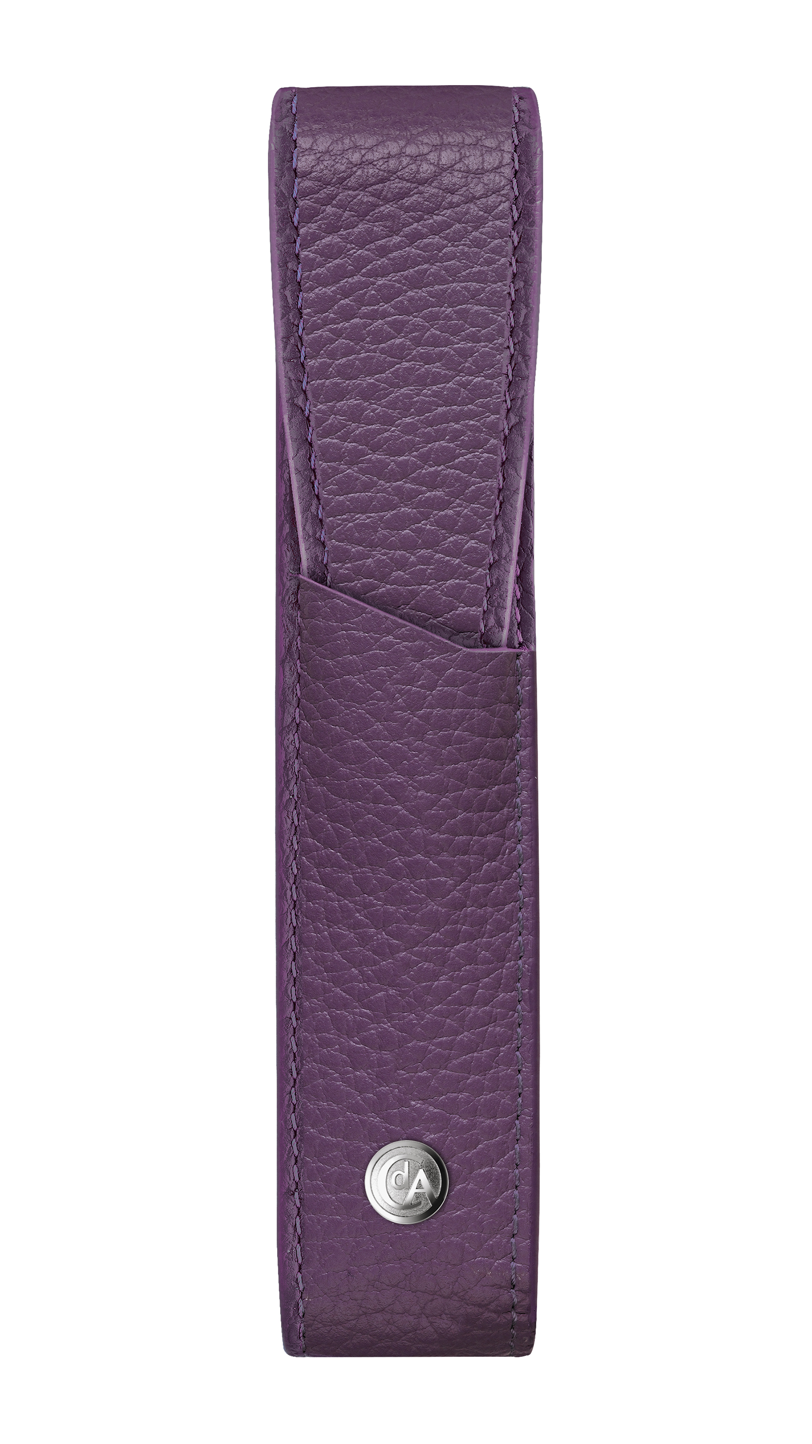 Leather Collection - Holder for 1 pen, Leman Lilac