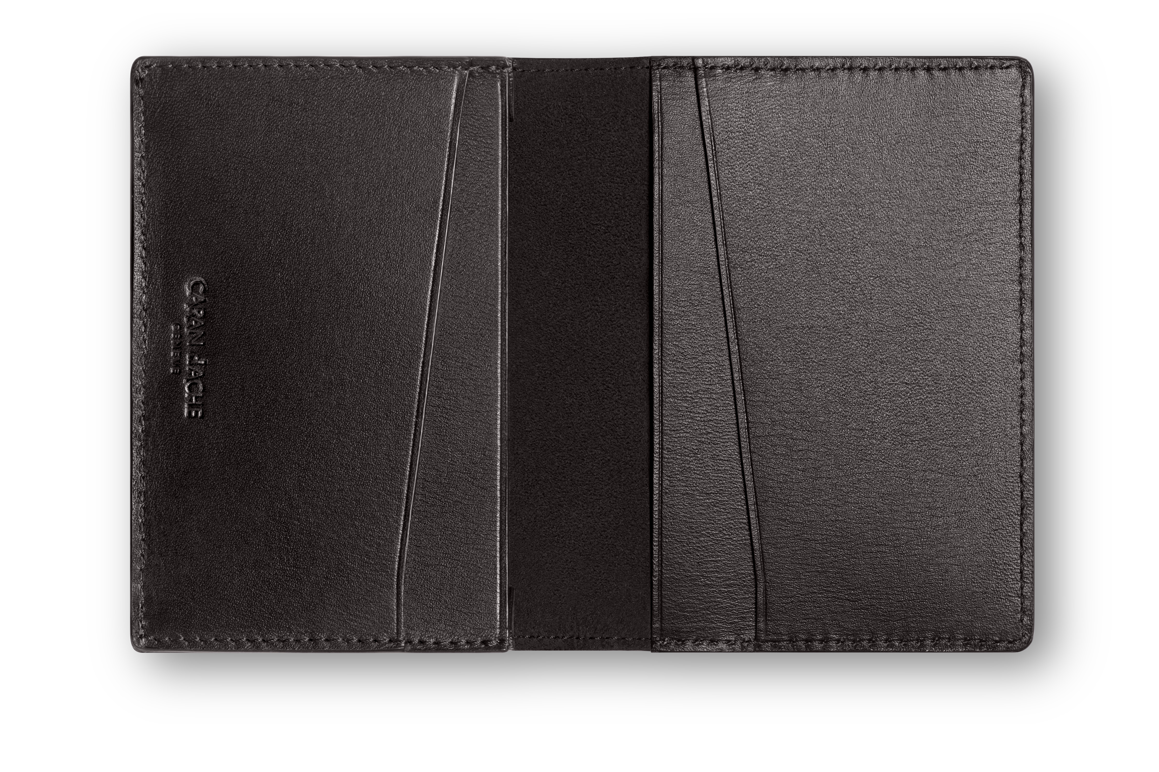Leather Collection - Business Card Holder - Ebony