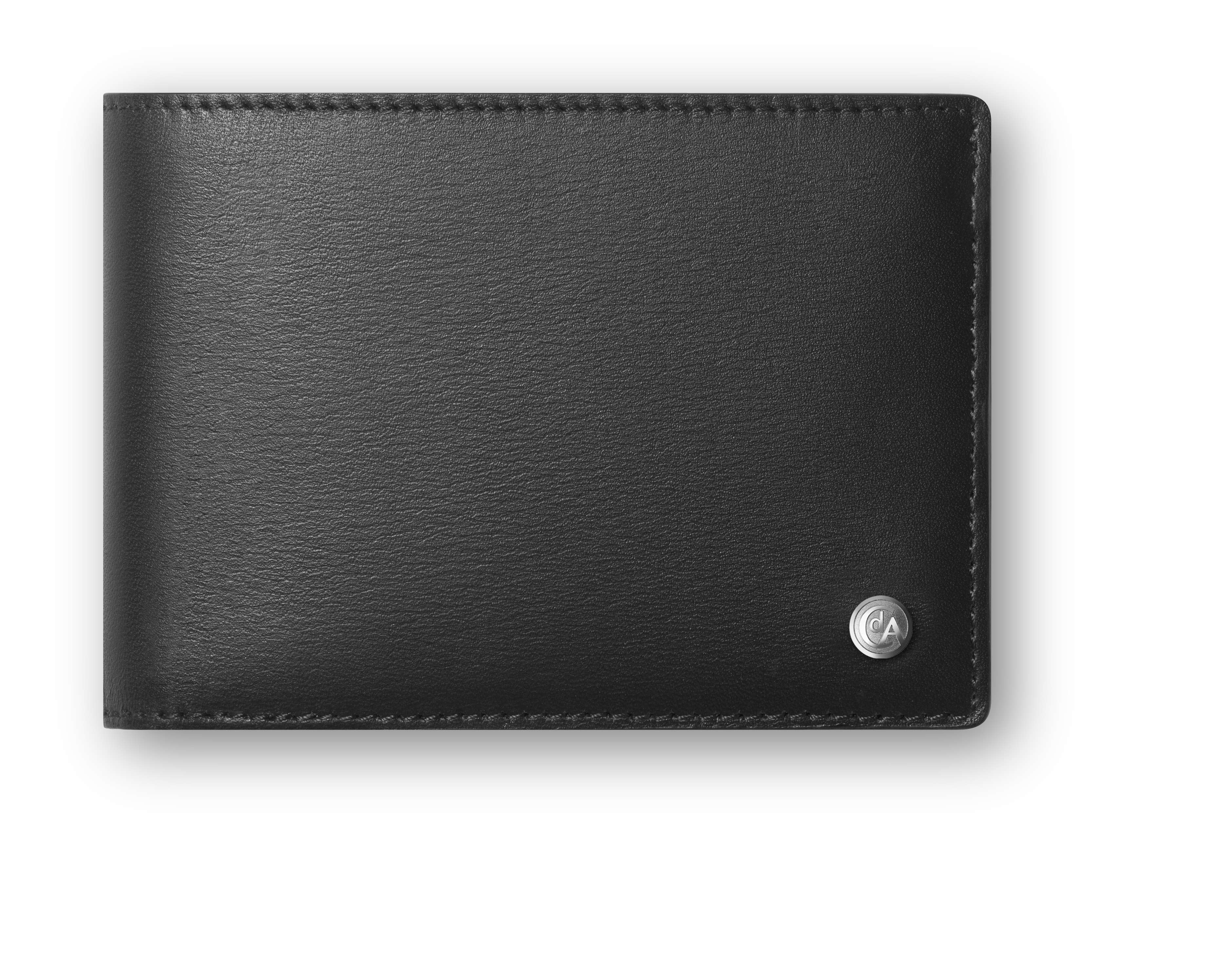 Leather Collection - Wallet with Coin Case, 10 Cards, black
