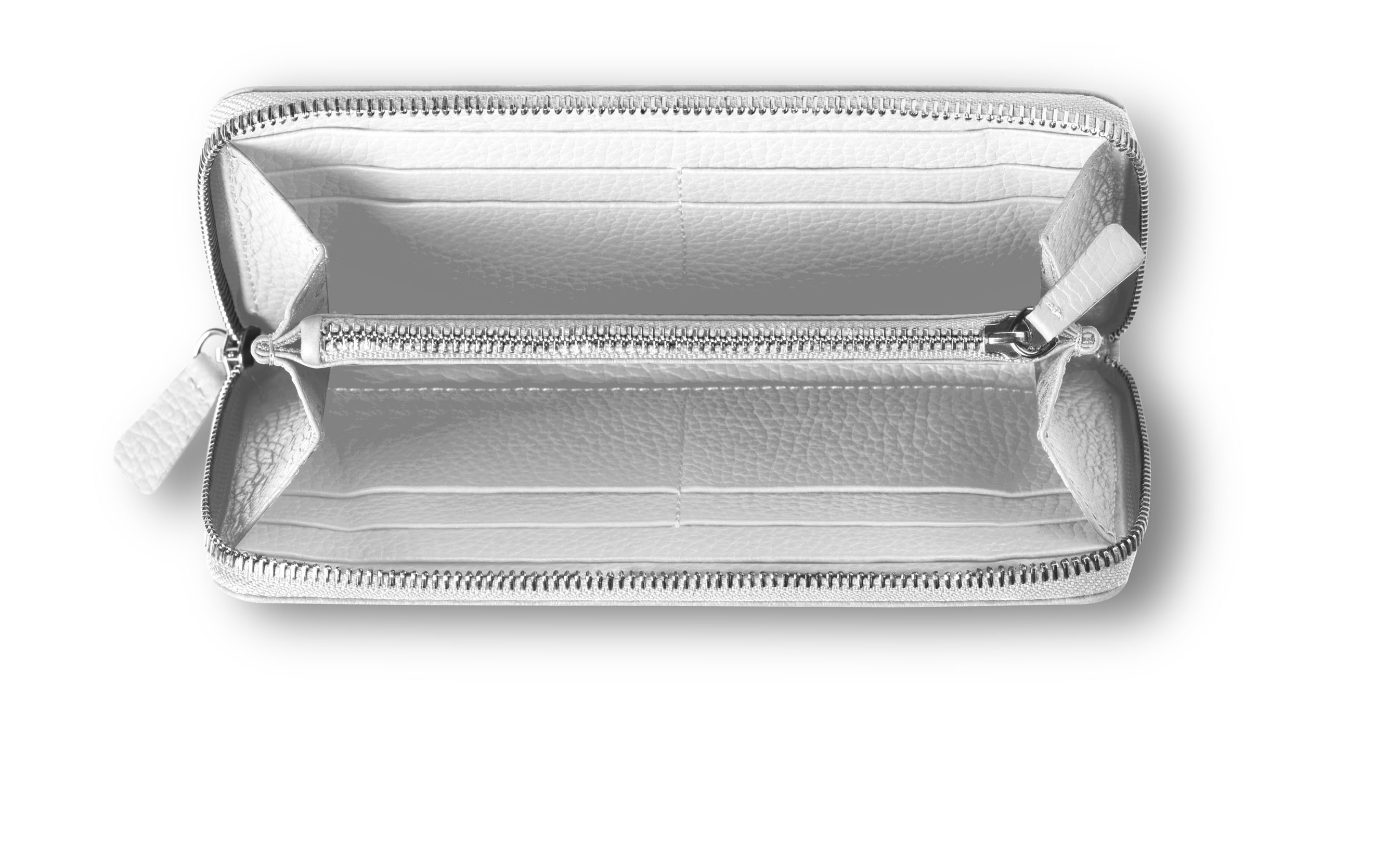 Leather Collection - Woman's Wallet, white