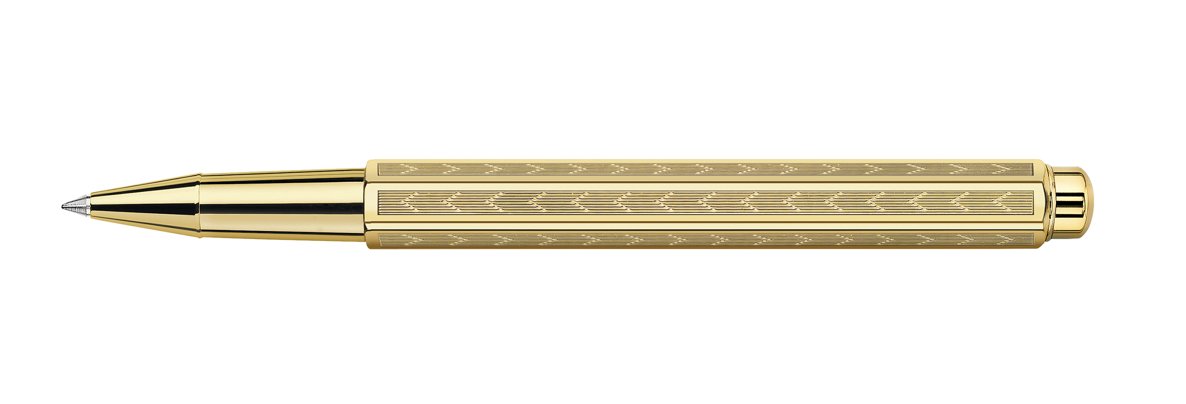 Ecridor Collection "Chevron" gilded Roller pen