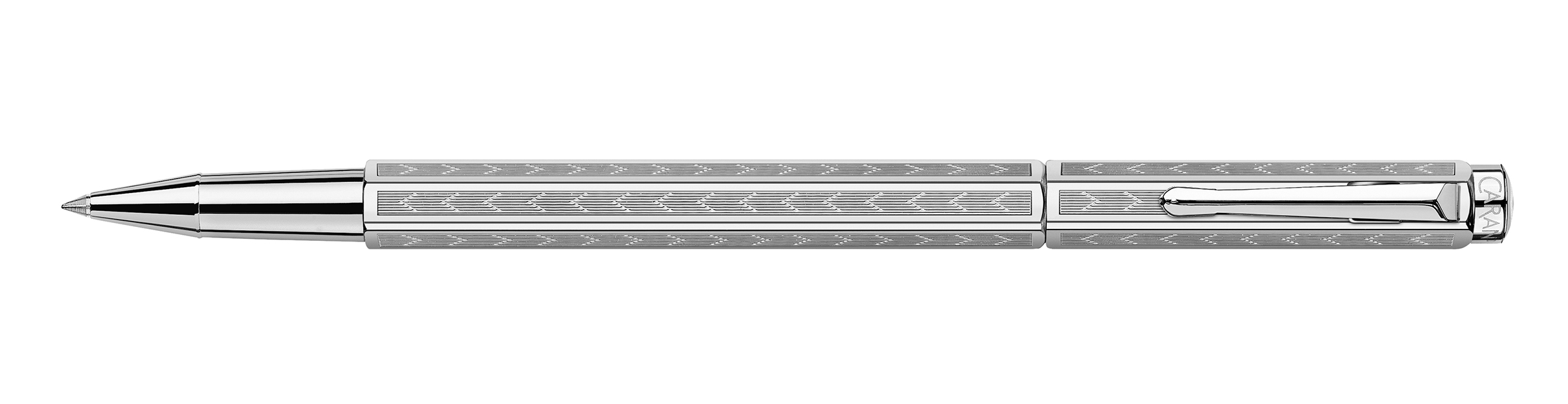 Ecridor Collection "Chevron" Palladium coated Roller pen