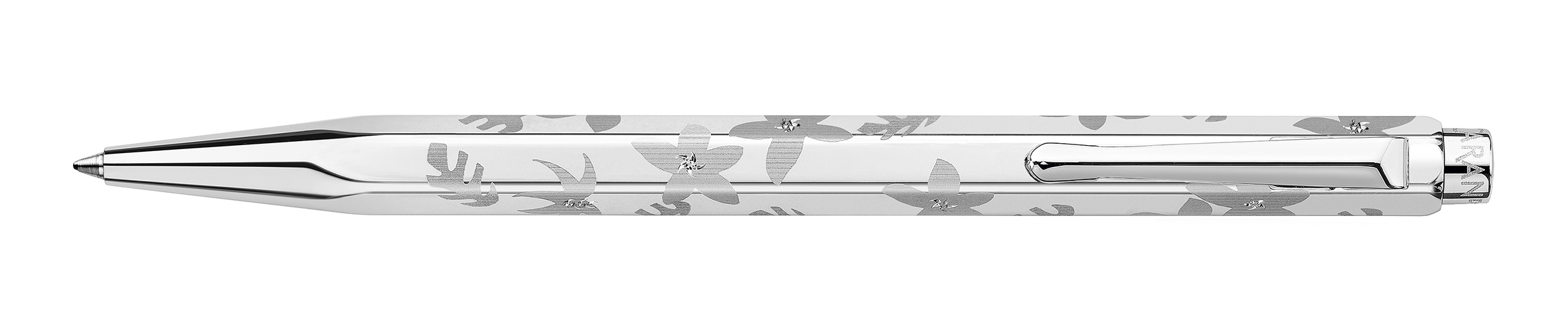 Ecridor Collection Flowers Palladium Coated Ballpoint Pen