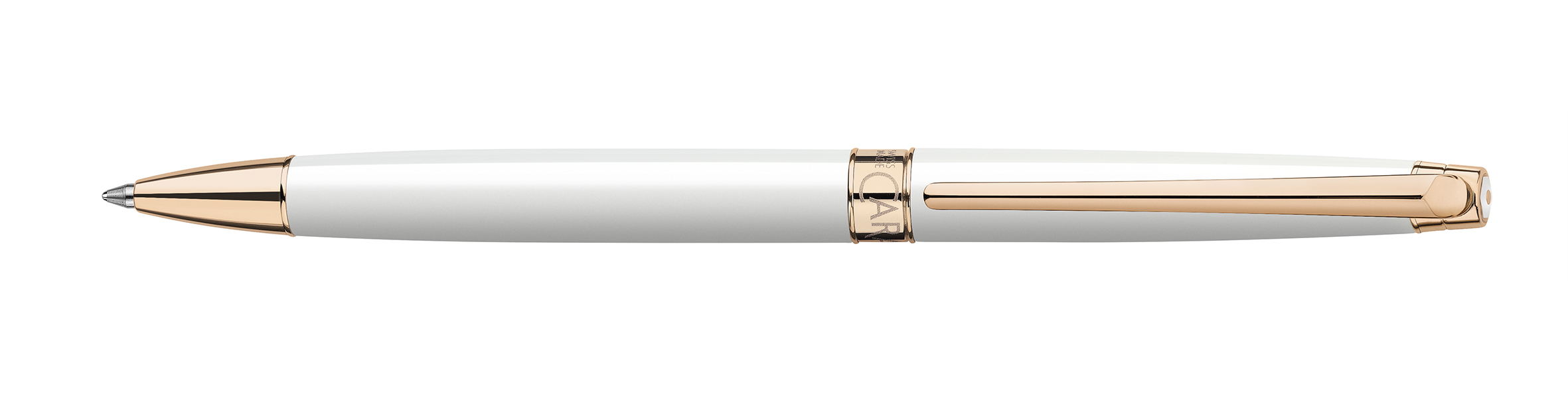 Leman Slim Collection White Rosegold pl. . Ballpoint