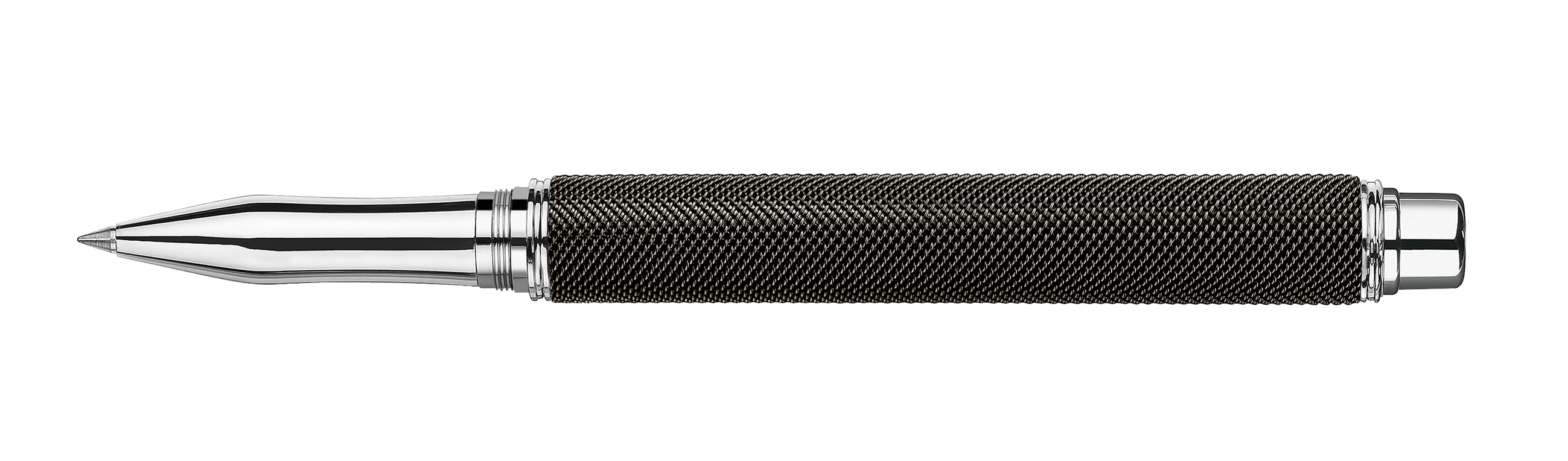 Varius Collection Ivanhoe, black / rhodium coated Roller pen