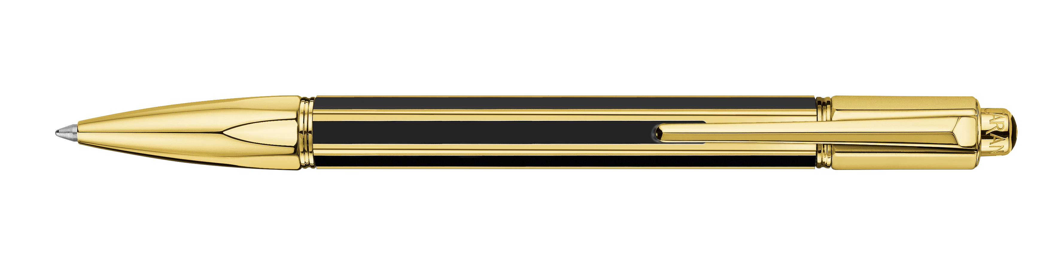 Varius Collection China lacquer, black, gold plated BPN