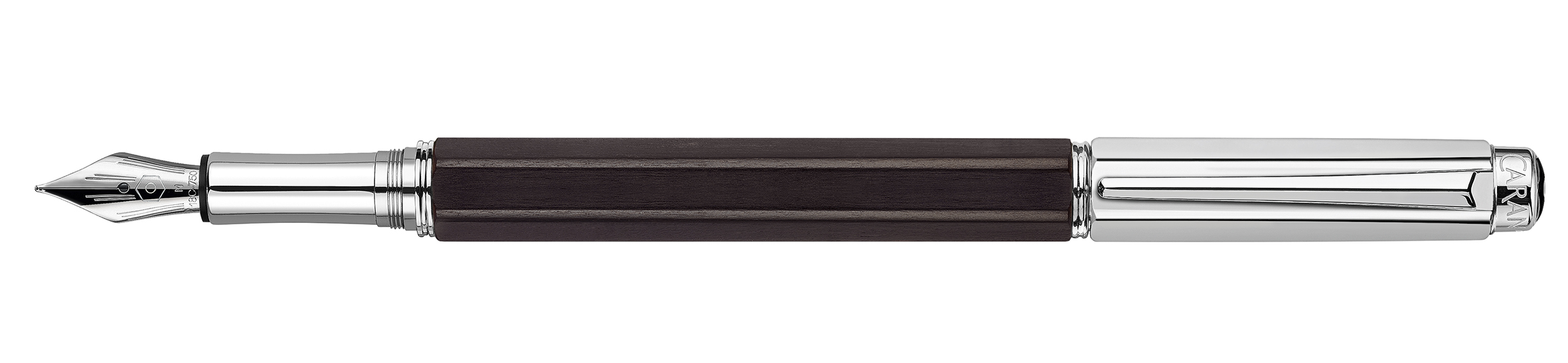 Varius Collection Ebony/ rhodium coated Fountain pen, nib M