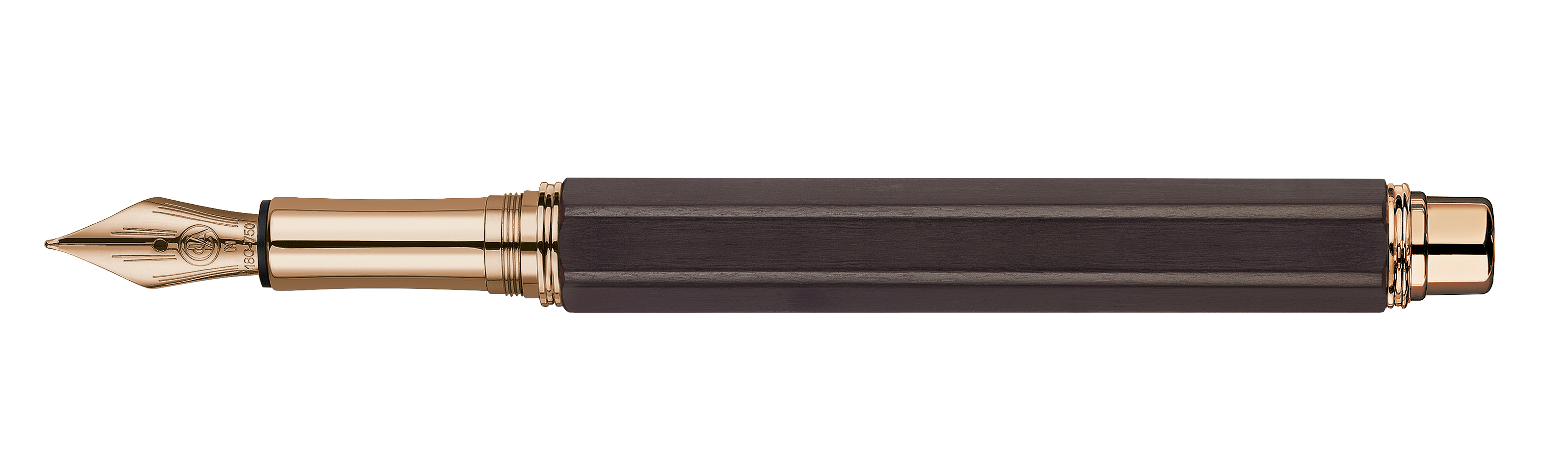Varius Collection Ebony Rose Gold plated..Fountain pen - nib  M