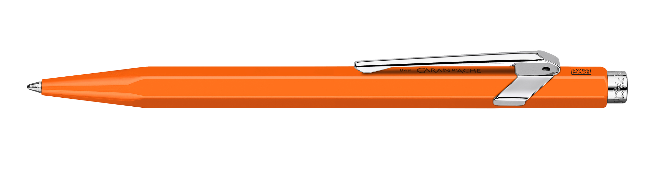 Ball pen  fluorescent orange