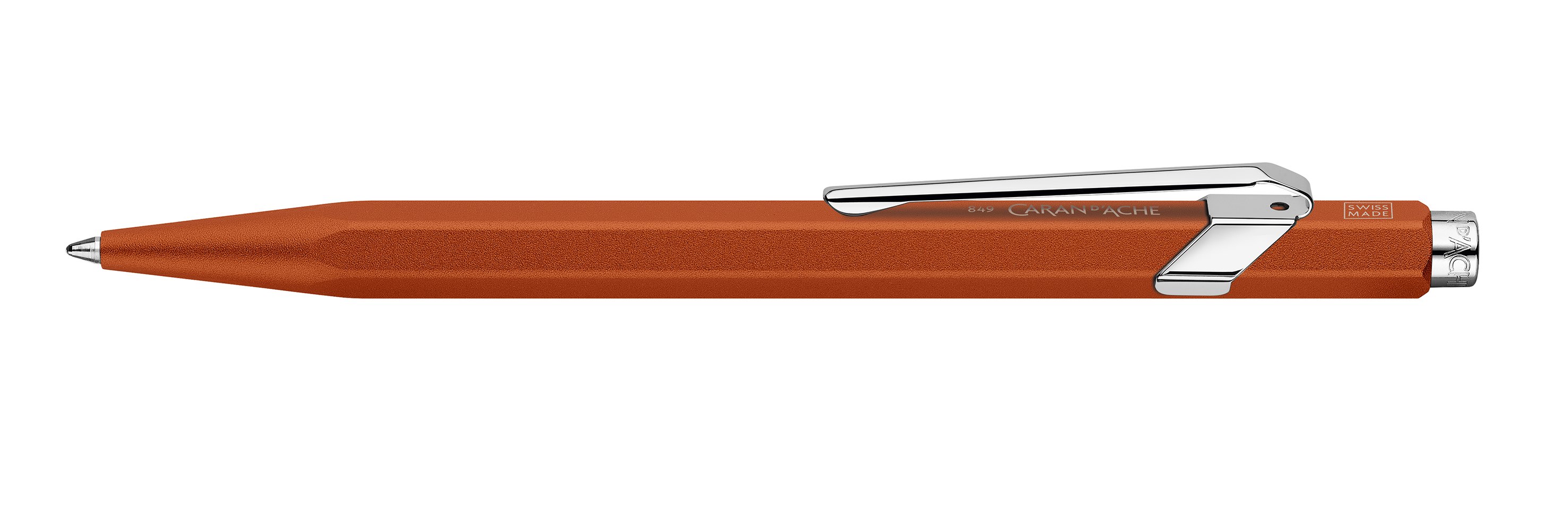 Ballpoint pen 849 Colormat-X Orange- black ink cartridge