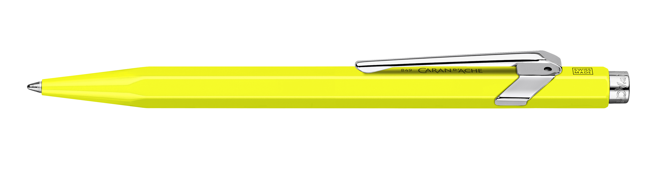 Ball pen fluorescent yellow