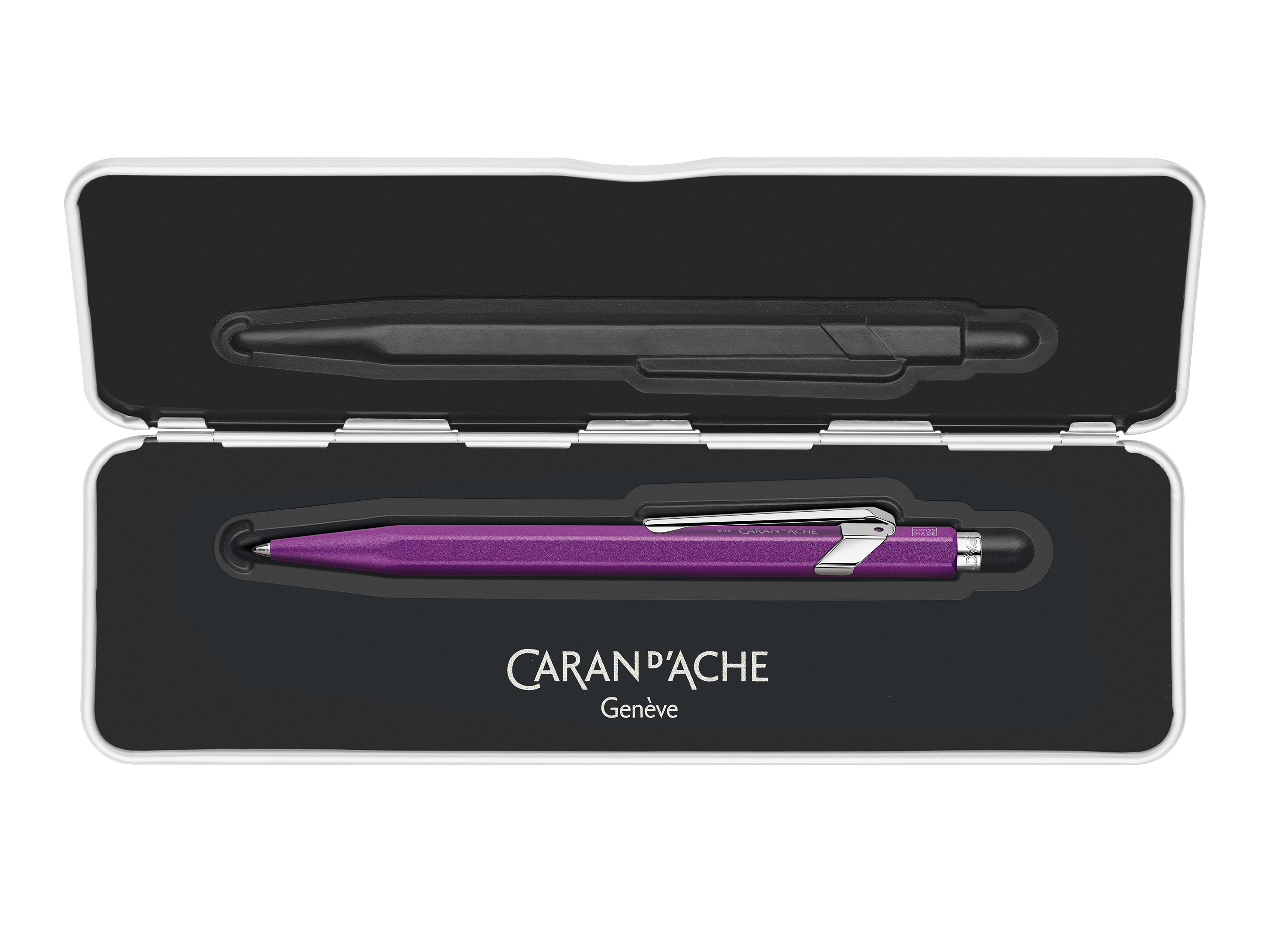 Ballpoint pen 849 Colormat-X Violet-black ink cartridge-slimpack