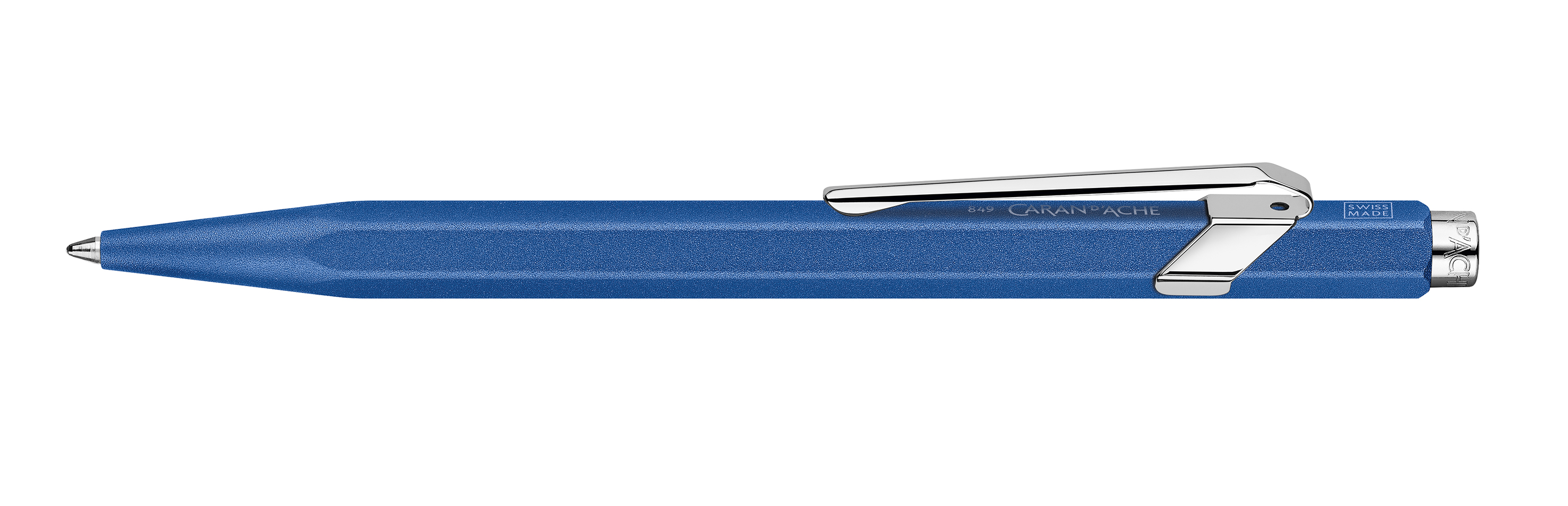 Ballpoint pen 849 Colormat-X Blue- black ink cartridge-slimpack