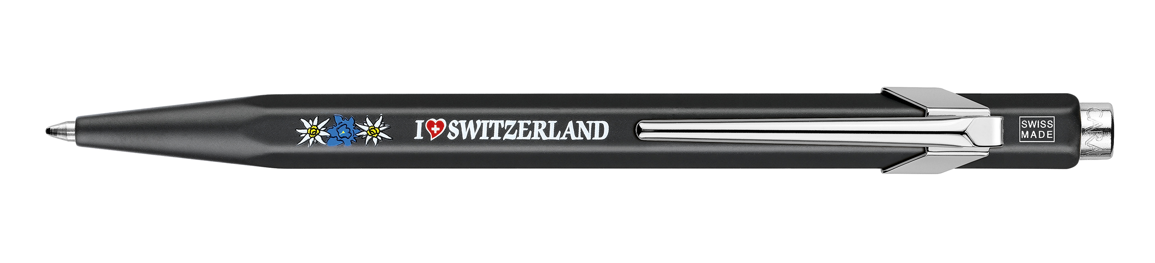 Totally Swiss Black Edelweiss in decorated slimline box