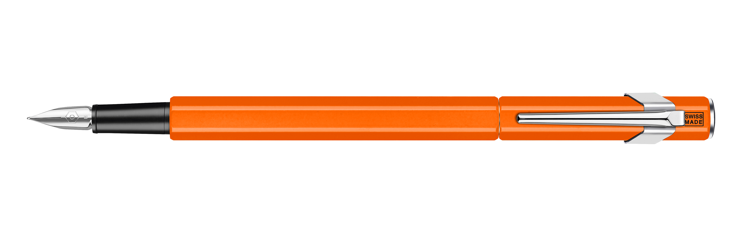 849 Fountain Pen metal Fluorescent Orange M