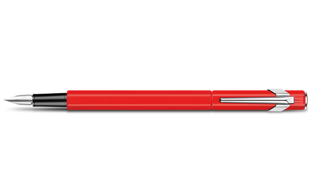 849 Fountain Pen metal Red M