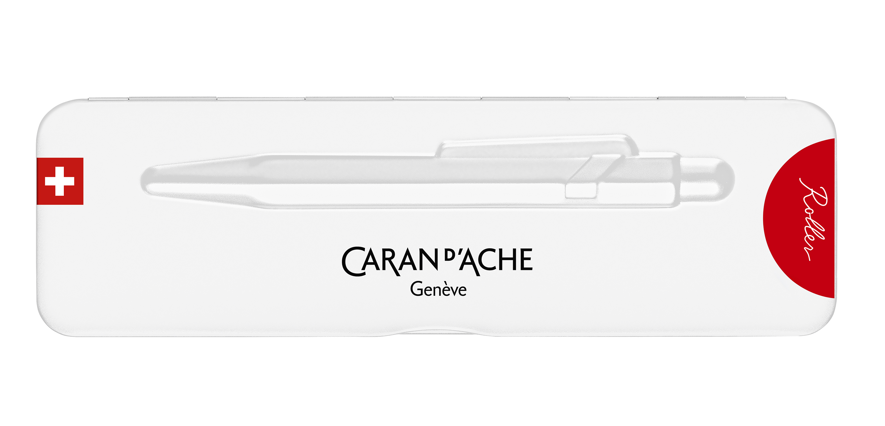 849 Roller  Pen metal Red- Slimpack
